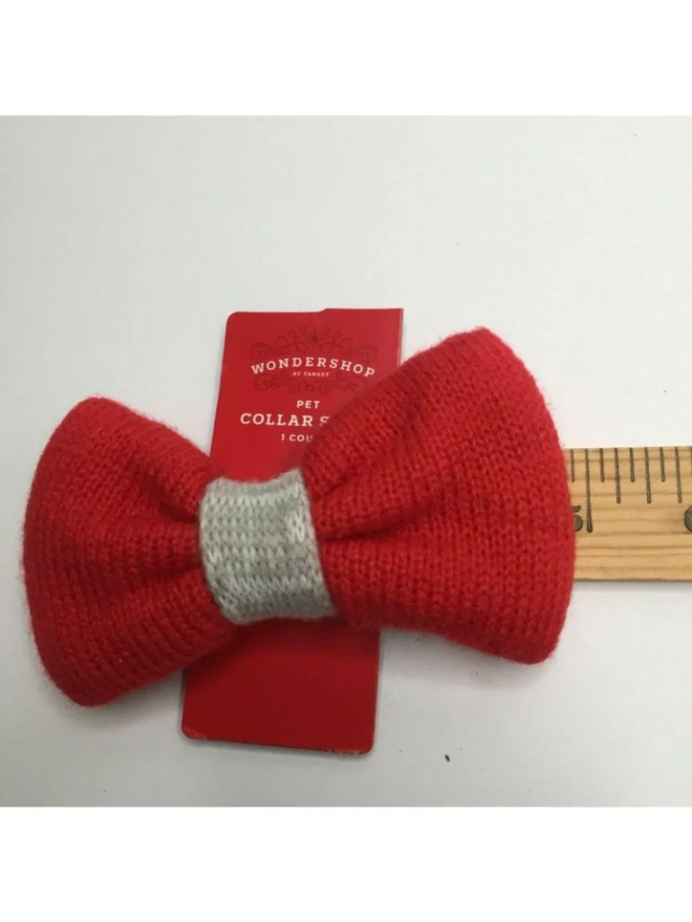 Wondershop Pet Red Bowtie Collar Slide Dog Cat Bow Tie